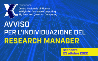 AVVISO PER L’INDIVIDUAZIONE DEL RESEARCH MANAGER