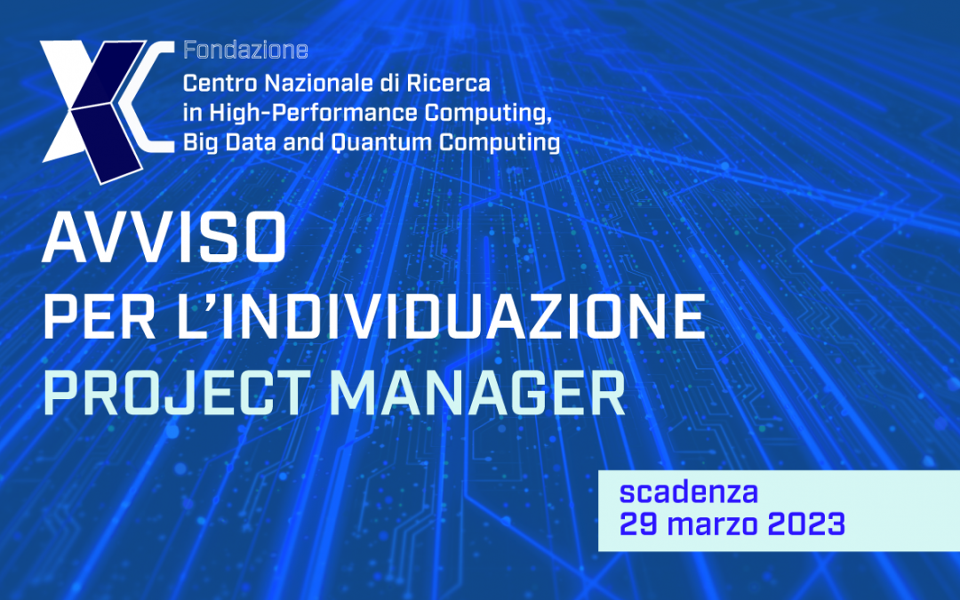 AVVISO PER L’INDIVIDUAZIONE PROJECT MANAGER