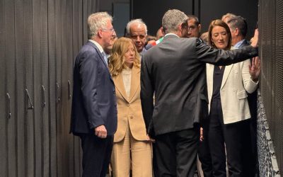 LE PRESIDENTI MELONI E METSOLA IN VISITA AL TECNOPOLO DAMA DI BOLOGNA