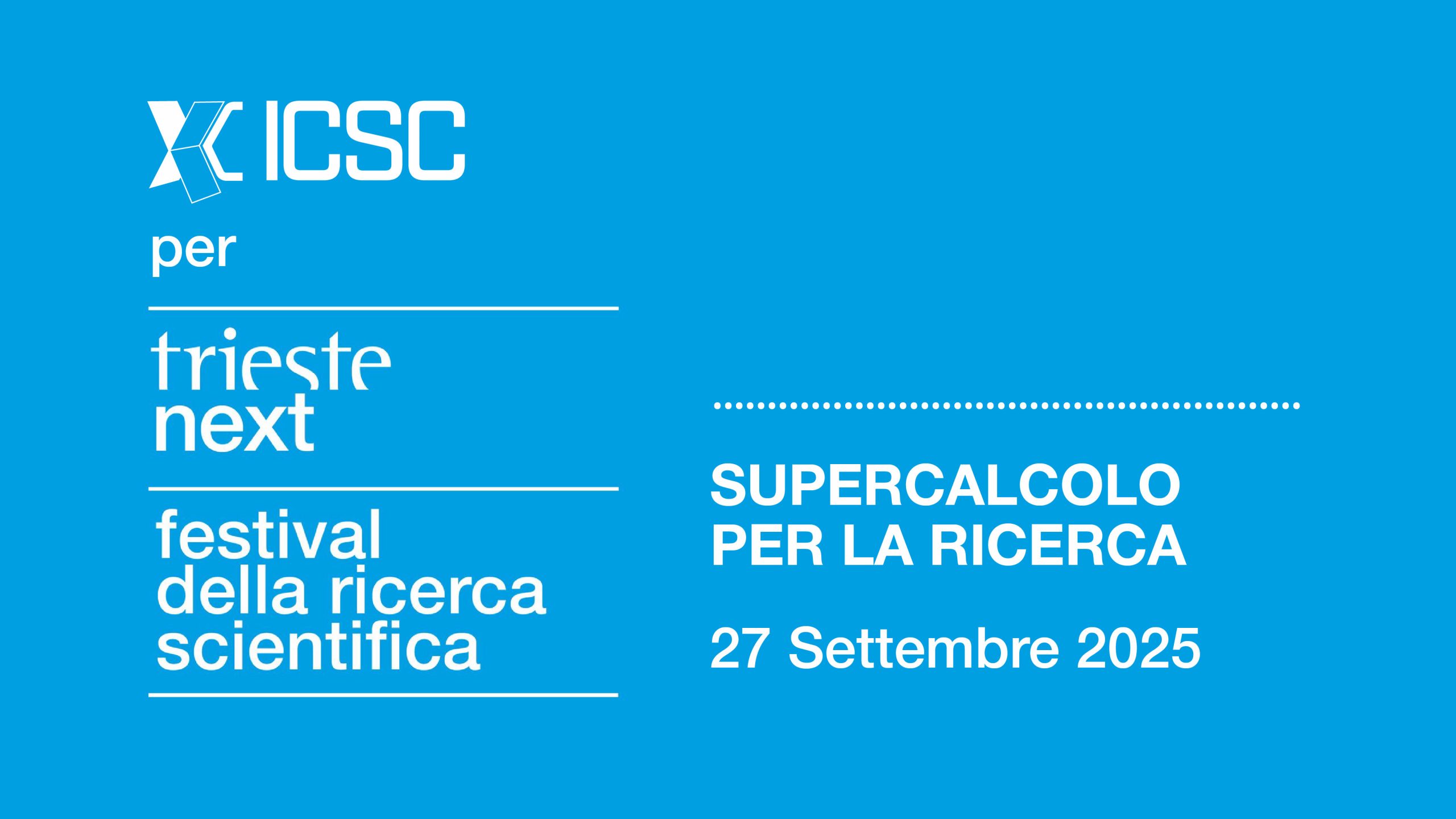 Supercalcolo per la Ricerca